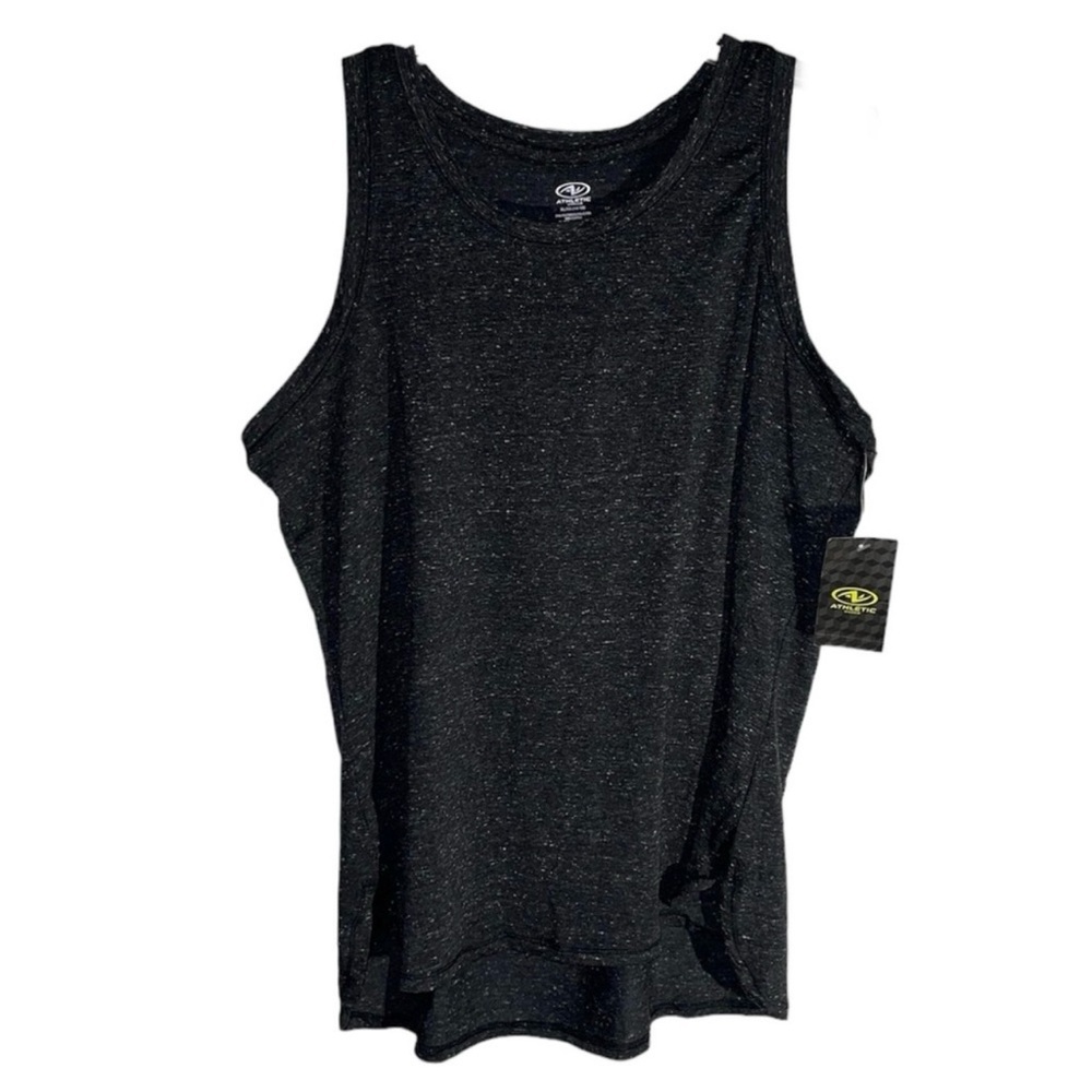 Athletic Works Black Slub Knit Tank Top
Sz XL